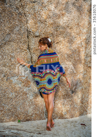 Attractive woman in summer clothes Attractive woman in summer clothes 35618076