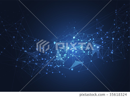 Abstract technology big data visualization 35618324