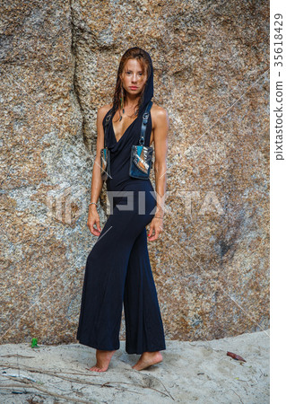 Attractive woman in summer clothes Attractive woman in summer clothes 35618429