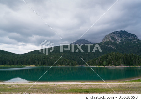 black lake in Durmitor National Park black lake in Durmitor National Park 35618658