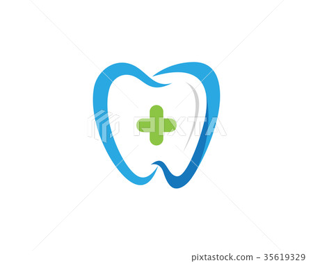 Dental logo Template vector icon Dental logo Template vector icon 35619329