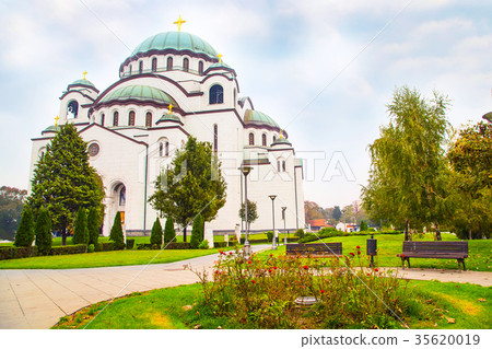 Saint Sava cathedral in Belgrade, Serbia Saint Sava cathedral in Belgrade, Serbia 35620019