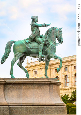 Detail of Maria Theresa monument, Vienna, Austria Detail of Maria Theresa monument, Vienna, Austria 35620345