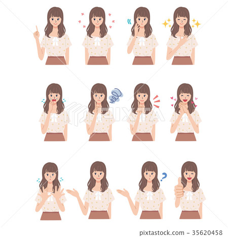 少婦姿態樣式例證 35620458