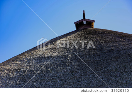 日本房子茅草屋頂 35620550