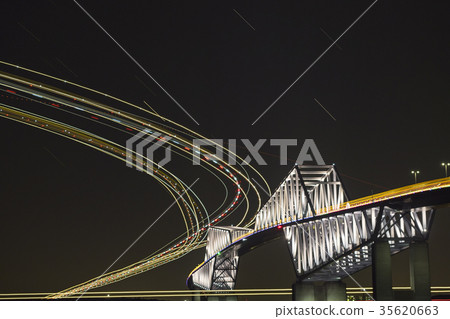 Tokyo Gate Bridge Night view 35620663