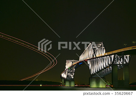Tokyo Gate Bridge Night view Tokyo Gate Bridge Night view 35620667