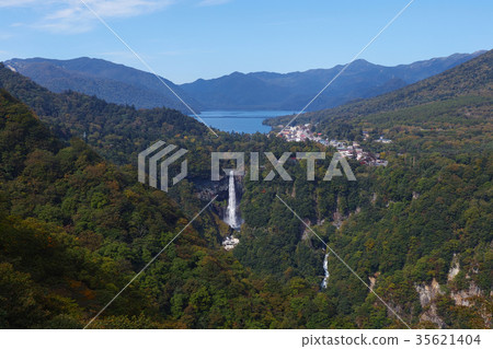 【美學·秋葉開始】從Akehiraira天文台看到的華嚴瀑布1/3 35621404