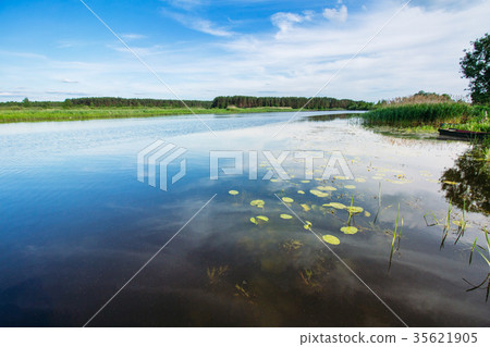 Beautiful summer river landscape Beautiful summer river landscape 35621905