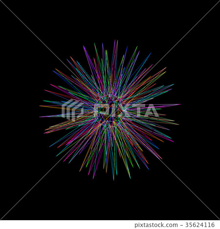 Download Abstract Star 3d Framework Sphere From Lines Stock Illustration 35624116 Pixta