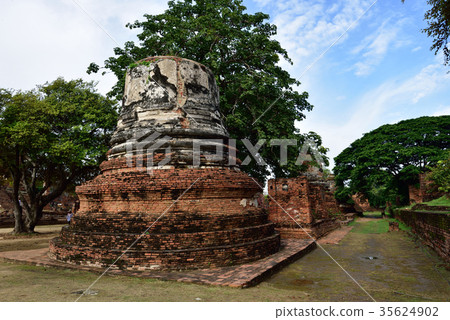 泰國大城府仍然是Wat Placey San Pet 35624902