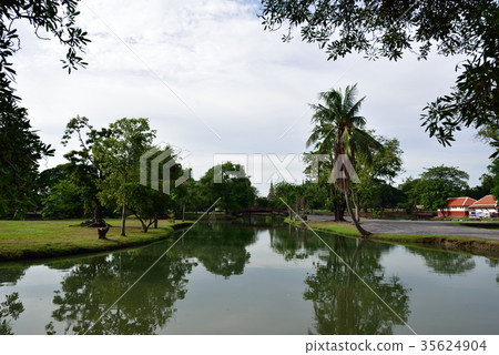 泰國大城府仍然是Wat Placey San Pet 35624904