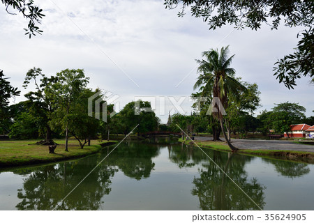 泰國大城府仍然是Wat Placey San Pet 35624905