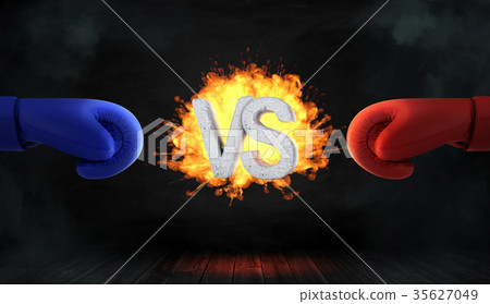 3d rendering of glowing blast with concrete 35627049