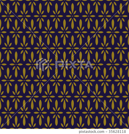 Antique seamless gold retro pattern background 35628118
