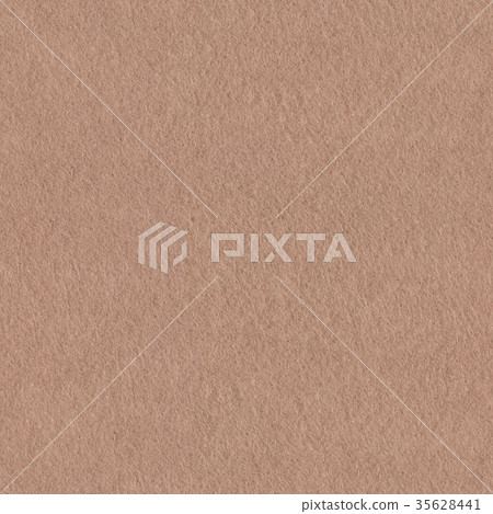 Natural light brown felt texture. Seamless square 35628441