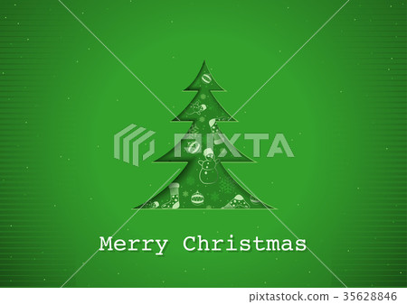 Green Christmas Greeting Green Christmas Greeting 35628846