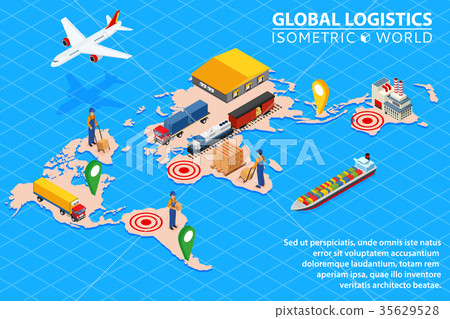 Global logistics network Global logistics network 35629528
