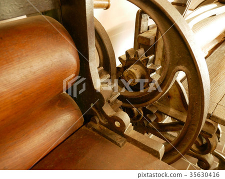 Antique Washing machines press. 35630416