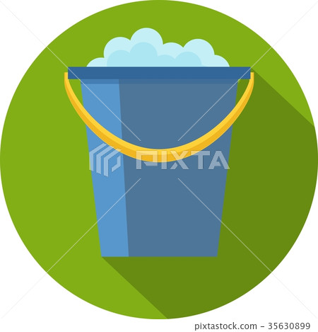 Cleaning icon. bucket Cleaning icon. bucket 35630899