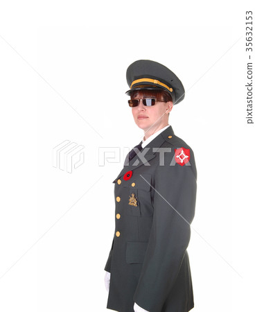 Military woman. Military woman. 35632153