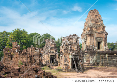 World Heritage Angkor monuments East Mebon Cambodia-Siem Reap 35633903