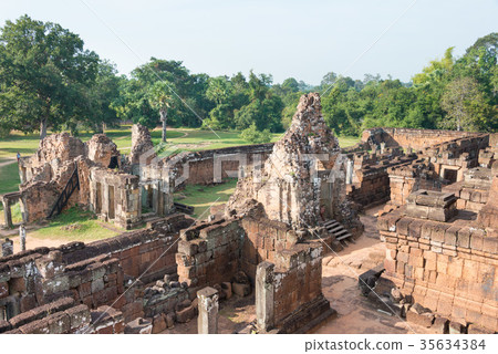 World Heritage Angkor Monuments Pre Rup Cambodia Siem Reap 35634384