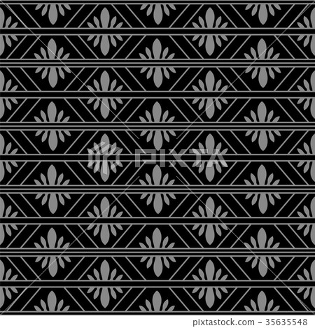 Antique seamless silver retro pattern background Antique seamless silver retro pattern background 35635548