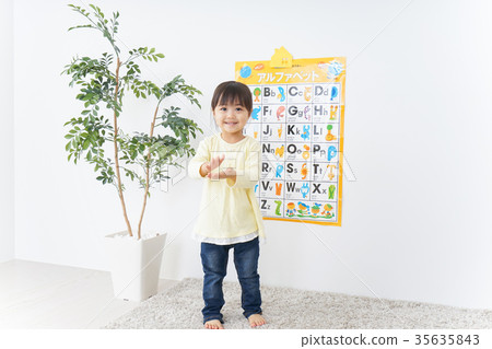 Children who study English Children who study English 35635843