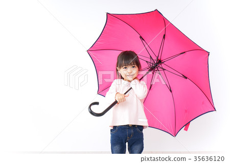 Child with umbrella Child with umbrella 35636120