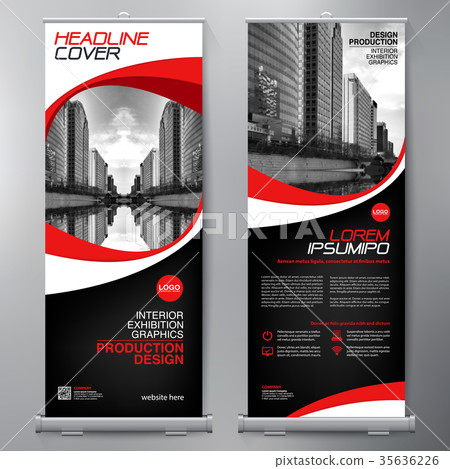 Business Roll Up. Standee Design. 35636226