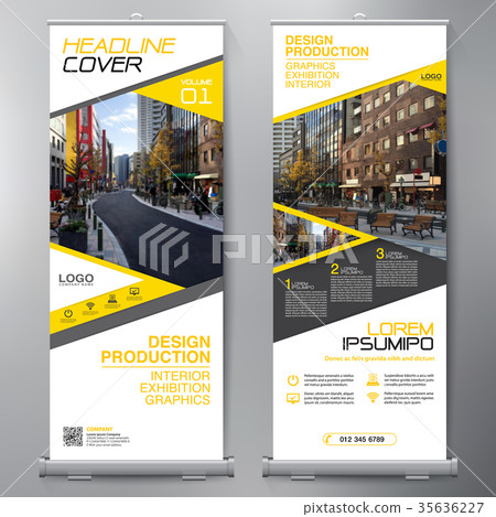 Business Roll Up. Standee Design. 35636227