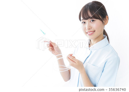 給輸液的護士 35636740