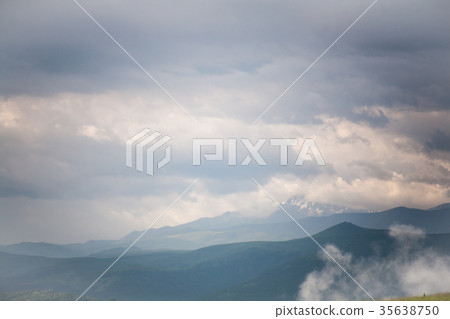 Mountain range landscape Mountain range landscape 35638750