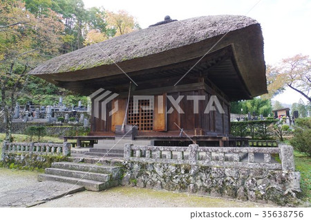 Shinshu Ueda Chuzenji Yakushido國家重要文化遺產的文化遺產以與Chusonji Golden Hall相同的格式建造平安的末端 35638756