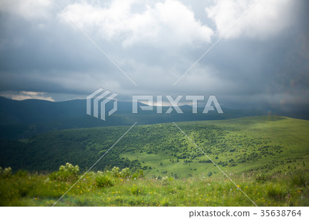 Mountain range landscape Mountain range landscape 35638764