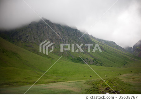 Mountain range landscape Mountain range landscape 35638767