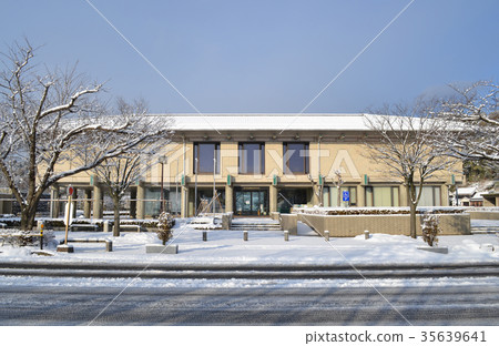 Ishikawa Prefecture Wajima lacquer art museum in winter 35639641