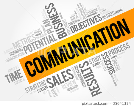 Communication word cloud collage - Stock Illustration [35641354] - PIXTA
