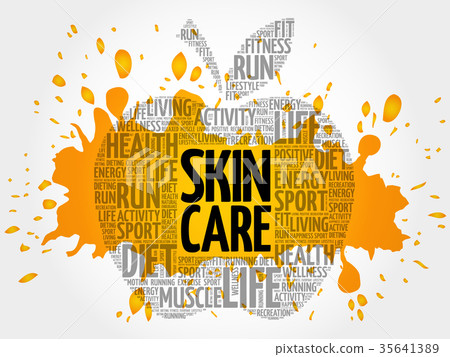 Skin care apple word cloud Skin care apple word cloud 35641389