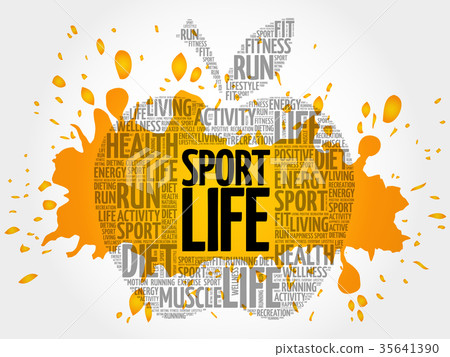 Sport Life word cloud 35641390