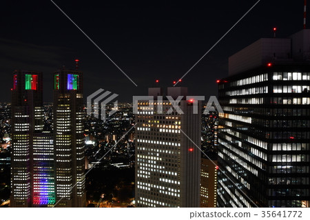 City Office night view 35641772