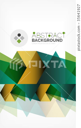 Geometric polygonal vector background 35641927
