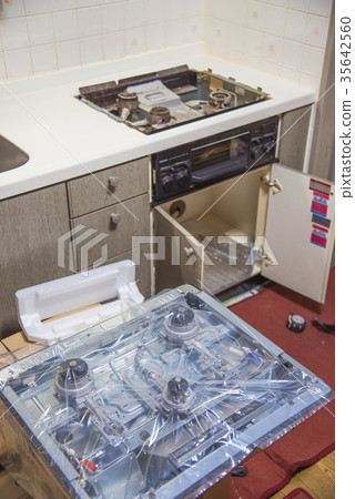 Built-in stove construction 35642560