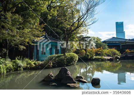 Garden of Shitennoji Gokuraku Pure Land 35643606