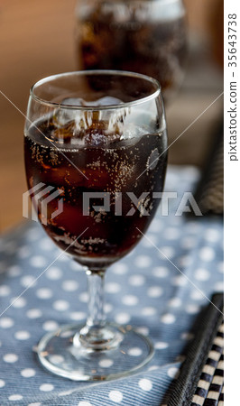 Soft drink, Cola in glass Soft drink, Cola in glass 35643738