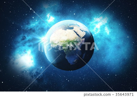 3D Rendering World Globe. Earth Globe with 3D Rendering World Globe. Earth Globe with 35643971