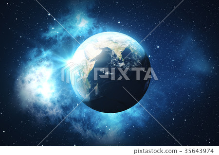 3D Rendering World Globe. Earth Globe with 35643974
