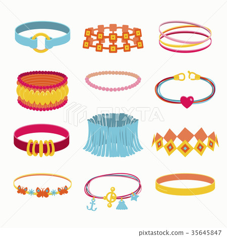 Vector collection of  accessories 35645847