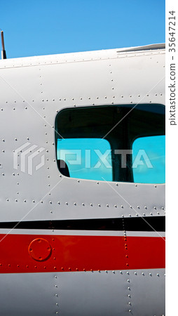 parking in the airport window of little popular  35647214